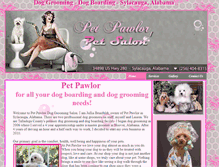 Tablet Screenshot of petpawlorgrooming.com